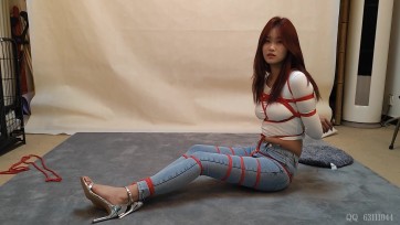 【随心原创】新模 大长腿肖潇 牛仔裤试镜