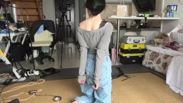 【绳之韵】小软，牛仔裤白袜镣铐游戏第四集：游戏难度再升级