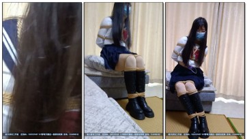 【新月原创】【玉箫】 长靴水手服TD挣扎 清纯唯美非常漂亮 手机竖屏版