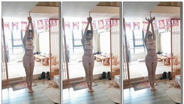 【奥特曼】准准直立高吊口枷放置一个半小时（竖版）