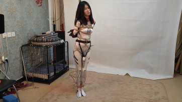 【随心原创】妍妍 站立震动放置的女英雄