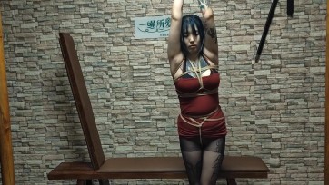 【龙飞绳艺】前男友报复【李可儿】剧情 强制 吊缚 揉胸 虐待 抽打