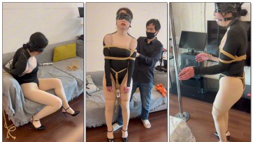 【麦子呀】拘束蒙眼寻找快乐棒，小玩偶