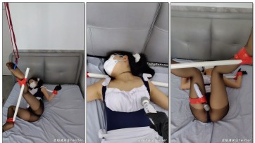 【栗栗子原创】《小M女邻居 06》真空无内黑丝、呼吸游戏、强高、逃脱游戏、死库水、女仆