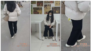 【何沐原创】模特带着铁链子去饭店买饭