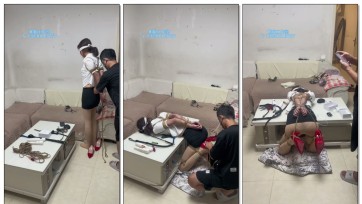 【媚娘工作室】来自陌生人的调教（换成你敢这么玩吗？）第一部