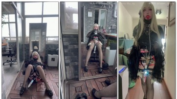 【Saber_大小姐】【Lolita黑裙】究极反差，外表优雅的大小姐裙底下居然有