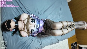 【绳缚日本】「白兔」「失控模式」秒潮神器、数次gc、无内❕❕双马尾日式浴衣蛇缚、紧缚驷马➕0D油亮黑丝➕电击吮吸➕玉足，超高质量撸点满满！！