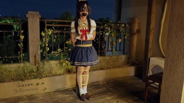 【坎喵】海军风JK户外柱缚放置/zdb强高