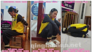 【束心工作室】小月囚服五花捆绑一步绳，断头台，手铐囚犯人扮演，大刀斩首，简单剧情