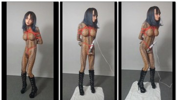 【哎叽叽】被捆绑住的蛇纹zentai蛇女