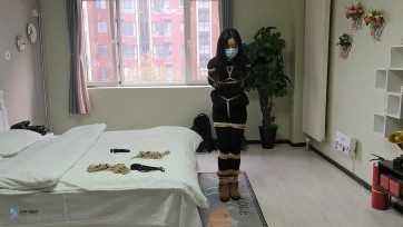 【JS】小安 女同好体验/日式紧缚/股绳/行走惩罚/靴子/热裤