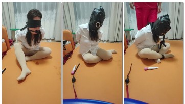 【旺仔原创】超长口具皮革调教骚媳妇，满地口水，干呕，口水横流，生气崩溃到嚎叫