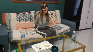 【JS】【丁诗妮】后手观音束缚/口球堵嘴/蒙眼