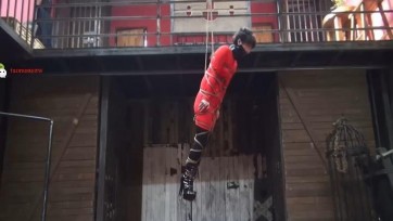 【禅狱工作室】红衣直身捆绑