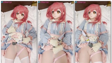 【xSherry】骚狐狸，加紫薇，洛丽塔lolita猫猫服饰，kigurumi全包紧身衣