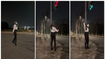 【Sub咔咔】OL红绿灯头顶背铐SubM