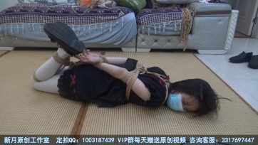 【新月原创】【琳媚】三段限时驷马挣脱实验 白丝LOLITA太可爱了 马具口球蒙眼挣脱不能非常无助