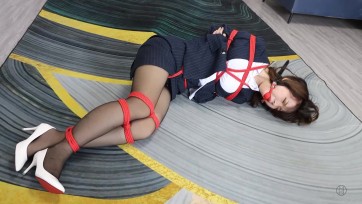 【得意客】清清 西装套裙 捆绑挣扎