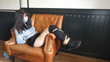 【JS】琳洛 肉丝黑靴 自缚挣扎
