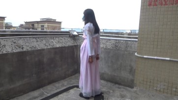 【新月原创】【青歌】汉服镣铐 外出步行 手脚带镣 四处探索