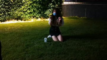 【逍遥伯乐】【户外】真空锁链女m遛狗露出