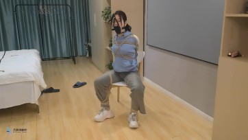 【JS】【梦琪】欧式直臂椅子束缚/马具型口塞/丝袜堵嘴/绷带胶带