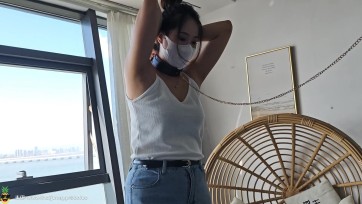 【菠萝摄影】蔡老师第十二集！债主上门责罚！后手缚！跪走！狗链！多种惩罚！牛仔裤！小白鞋！