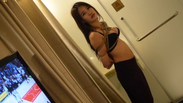 【阿木原创】完美驯服超级紧缚酒店玩味美女直接捆成肉粽!刺激堵嘴挠痒痒上
