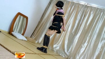 【绳舞飞扬】洋洋的JK紧缚 洋洋蒙眼紧缚的心跳历程