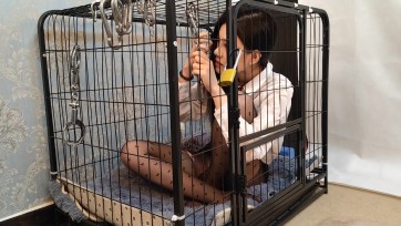 【随心原创】江奈 失败的白衣特工2 撕碎的丝袜 固定震动享受