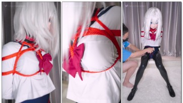 【刻猫猫不是色猫猫】【伪娘男娘/kigurumi/全包黑胶衣/贞操锁锁射/JK/死库水】