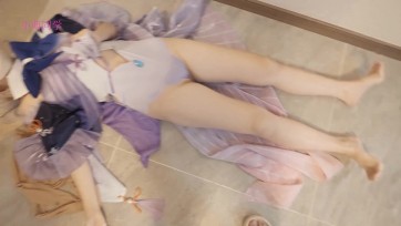 【小萌同学】原神心海BL，时停和晕过去后玩弄最后被勒脖