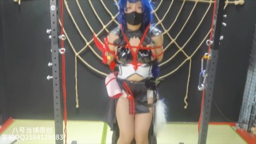 【八号当铺】cos雷电芽子同人单腿绳缚调教