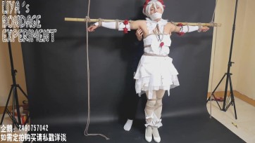 【莉雅】十字架上的吸血鬼 德丽莎(月裳花纱) COS 紧缚调教