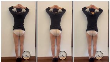 【麦子呀】黑丝套头罚站30分钟