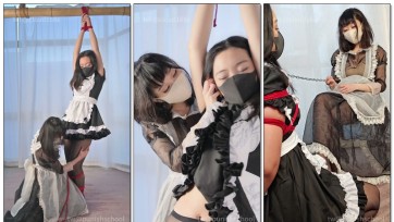 【惩戒学园】女仆战争1 百合调教 女虐女 少女VS人妻 吊打 踩踏 强高放置 鞭打 攻击 踩脸 踩胸 女女反转