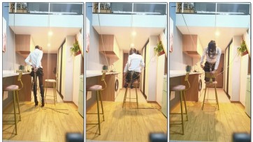 【一只萌熊】吊着强制分腿的折腿自缚