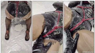 【栗栗子原创】《粘液强高系列01》红绳捆绑、全身粘液、多次高高、抚摸