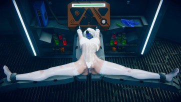 【3D动画】《尼尔调教纪元》第二纪元 2B小姐姐 机械BOSS 一字马 双腿M字