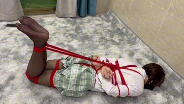 【梦梦梦瑶】紧缚捆绑调教小伪娘