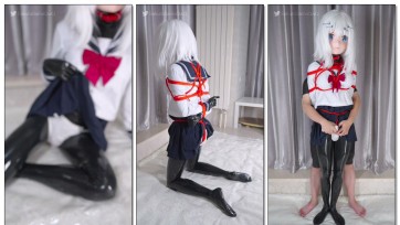 【刻猫猫不是色猫猫】【伪娘男娘/kigurumi/黑胶衣/JK/贞操锁】