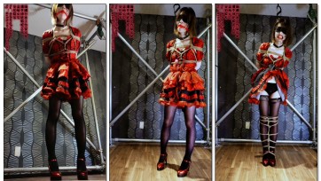 【绳缚日本】餐后小甜品！哥特风暗黑萝莉口球强制gc