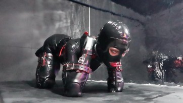 【面具男】《强制雌坠训练基地》自动化胶衣皮具强制拘束慕狗伪娘雌坠计划1，自动伸缩真空榨汁雌坠挤压机器，通过无尽地循环榨汁刺激，不停地给慕狗洗脑，崔情，胶衣皮具强制拘束狗...