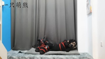 【一只萌熊】k9钢钩马具口球自缚