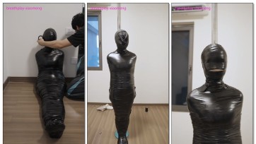 【小萌同学】胶带全包木乃伊呼控，闷绝挣扎！