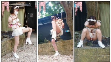 【绳缚日本】在逃公主捕回羞耻户外