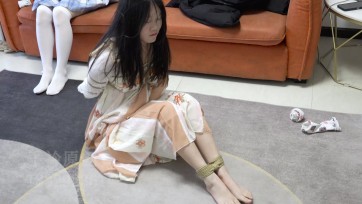 【子衿原创】新模楠楠试镜 汉服五花捆绑挣扎