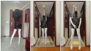 【kigurumi】乳胶修女和乳胶涩情娃