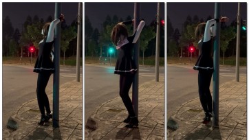 【Sub咔咔】手脚头顶背铐在红绿灯上SubM